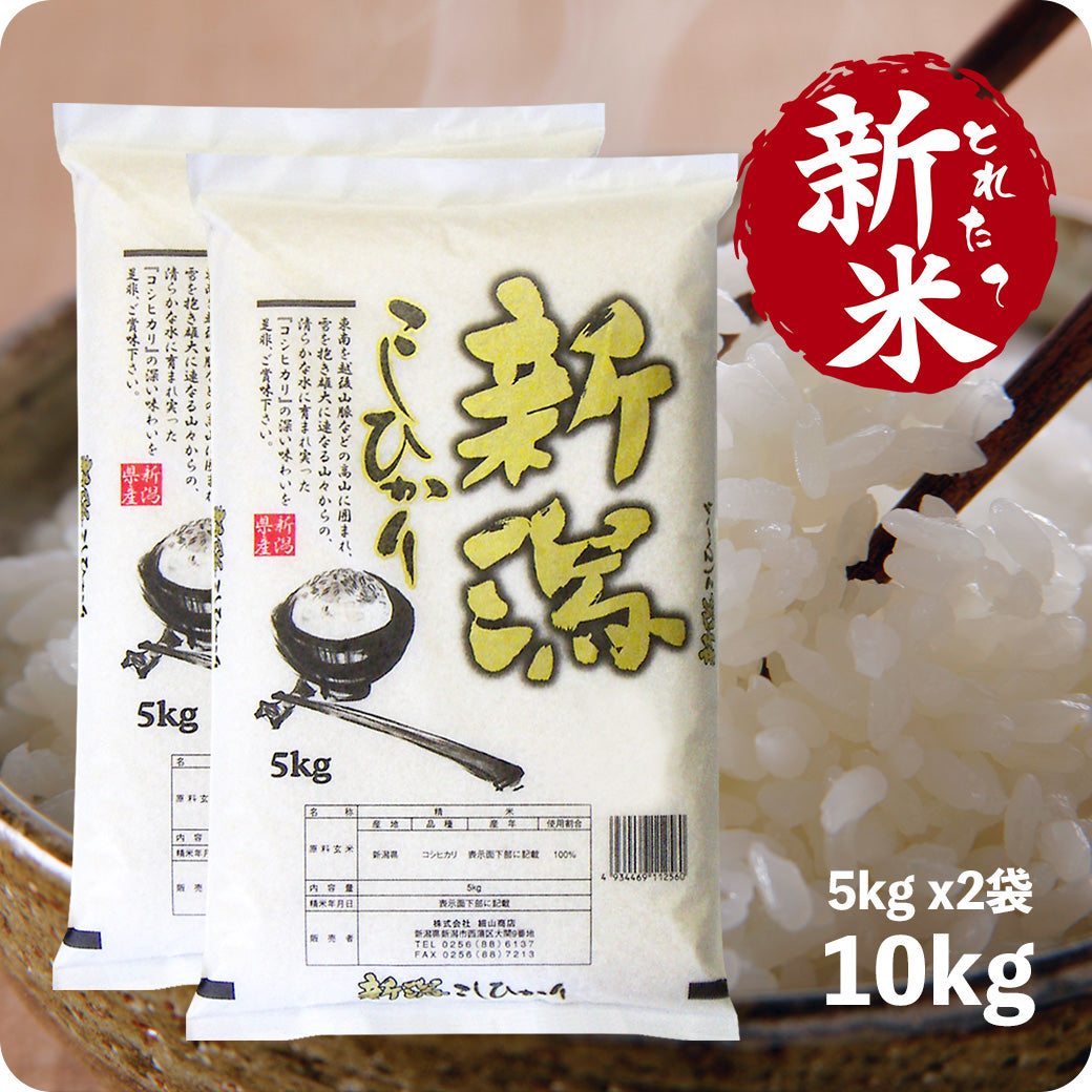 新米 10kg 新潟県産コシヒカリ  令和6年産